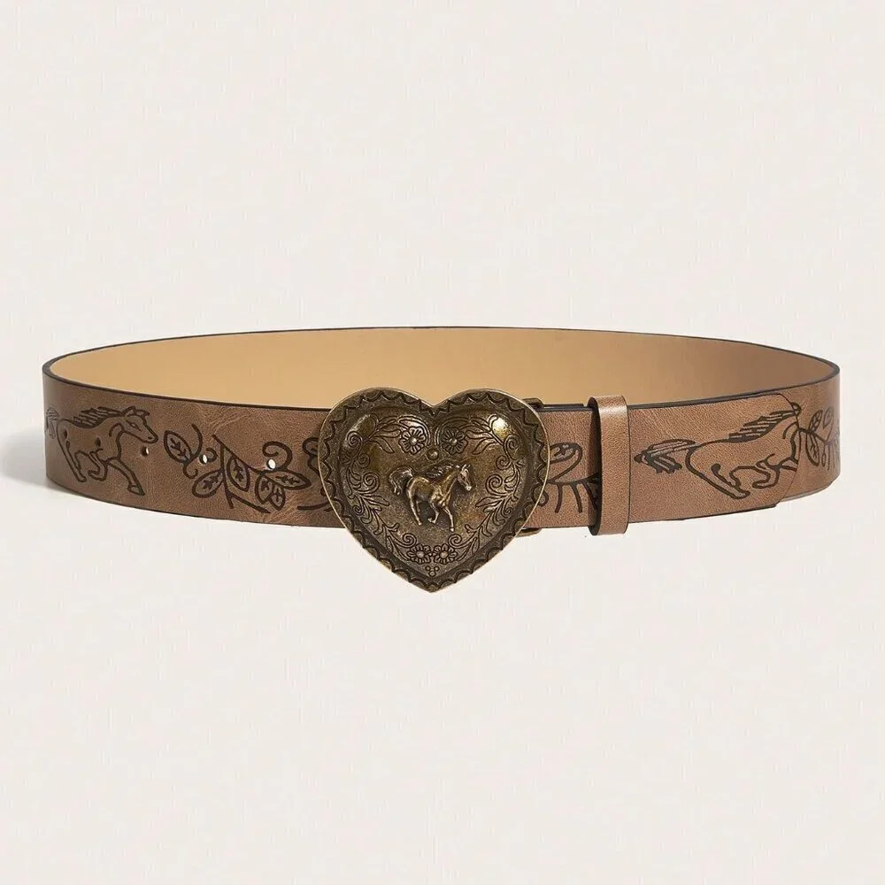 Camel Casual Women's Buckle Belt